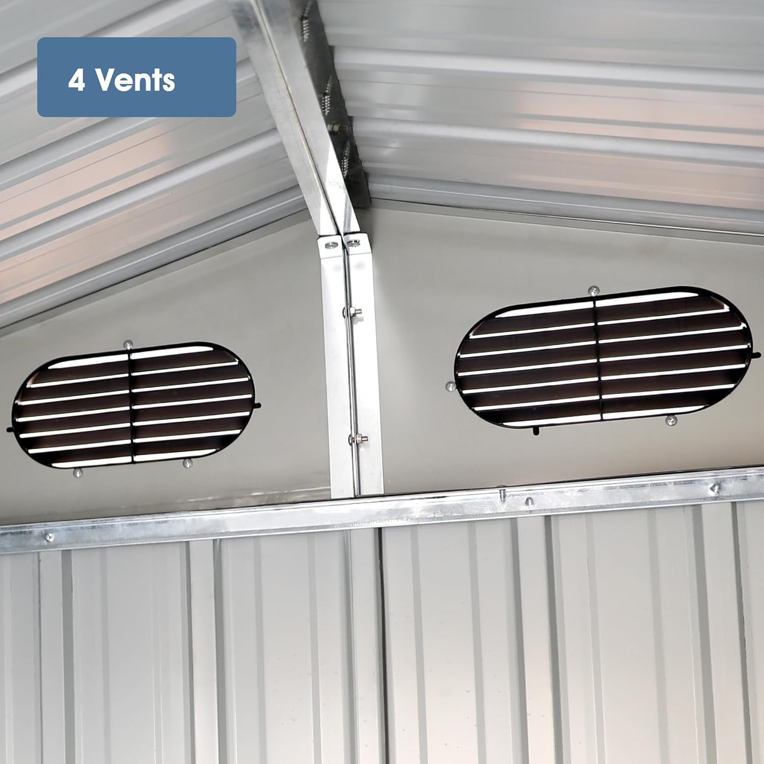 Chery Industrial Heavy-Duty Metal Garage Shed 20'x13'