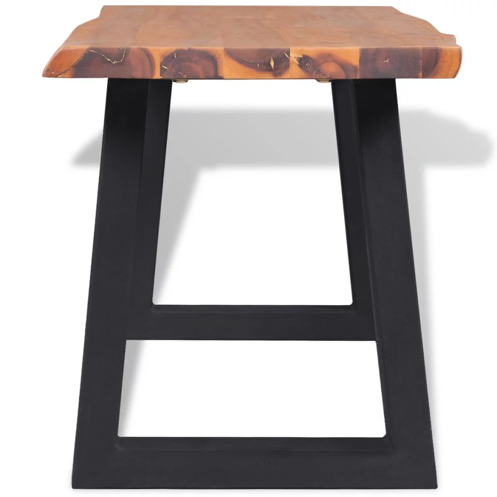 Bench Solid Acacia Wood 63"