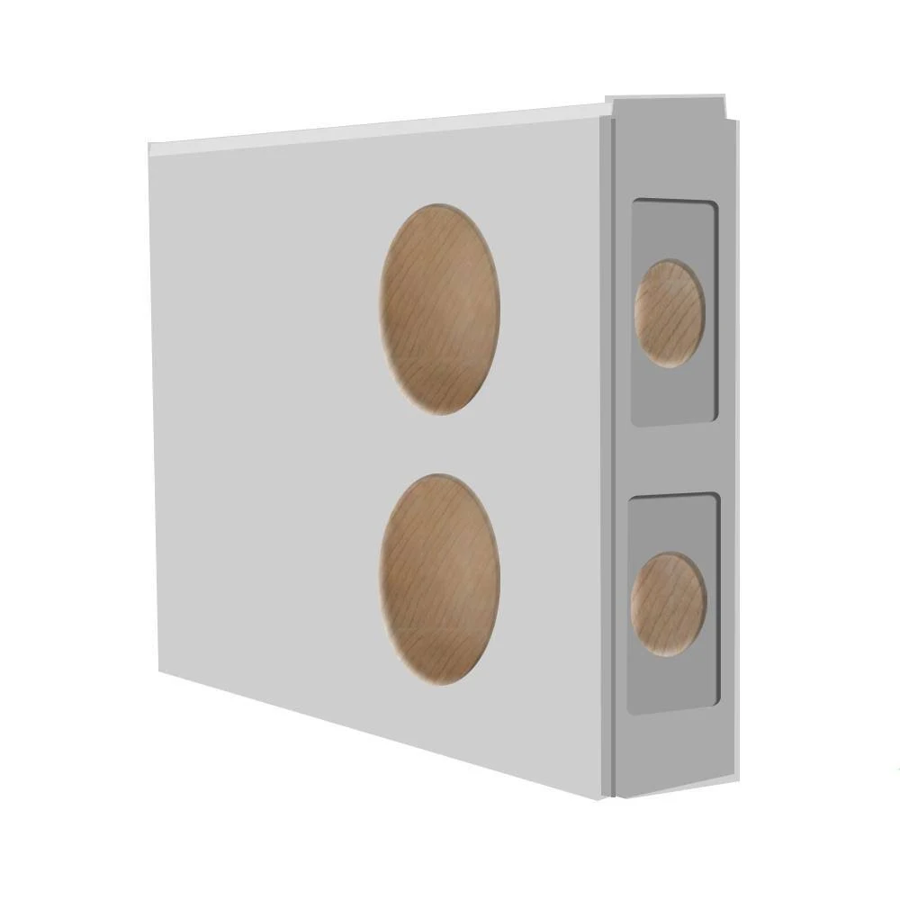 JELD-WEN 36 in. x 80 in. Full Lite Cordova Primed Steel Prehung Left-Hand Inswing Front Door w/Brickmould