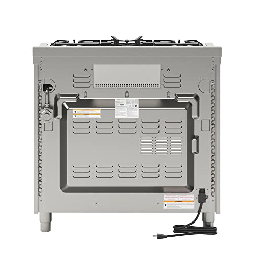KoolMore Professional Range Stove, Rapid Convection Oven, and Digital Timer, Stainless-Steel Appliance
