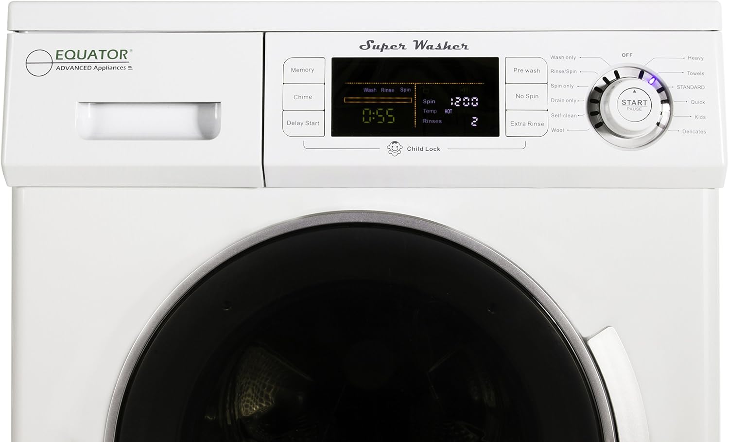 Pinnacle 18-824N Super Washer - 13 lbs - White
