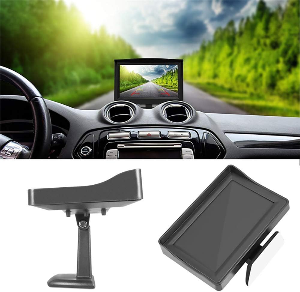Backup Camera 4.3 Inch HD 720P Car Backup Camera for Cars,Trucks,Pickups,Suvs Easy Installation Waterproof Night Vision 12 LED Rear Backup Camera One Power System Reverse/Continuous Use Grid Lines