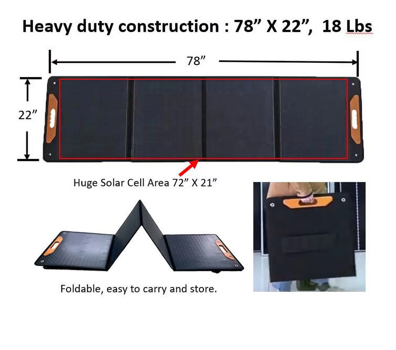 200 Watt Portable Commercial Grade Solar Panel Kit