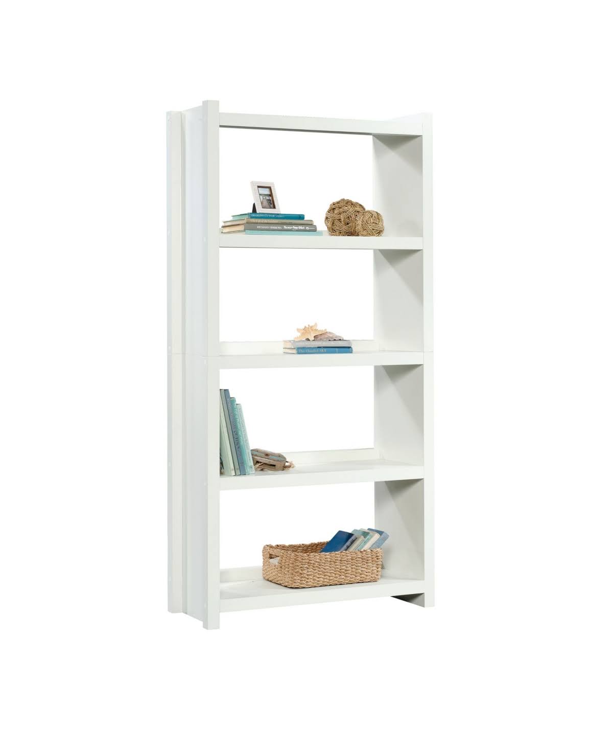 Sauder HomePlus 4 Shelf Bookcase in White