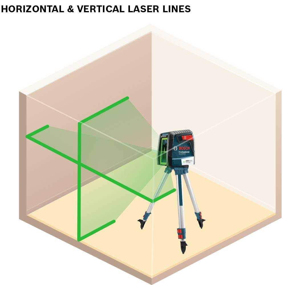 Bosch Gll40-20g Green-Beam Self-Leveling Cross-Line Laser - Shop Hardware Tools Online Store