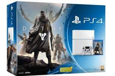 PlayStation 4 Console - Glacier White Destiny Bundle