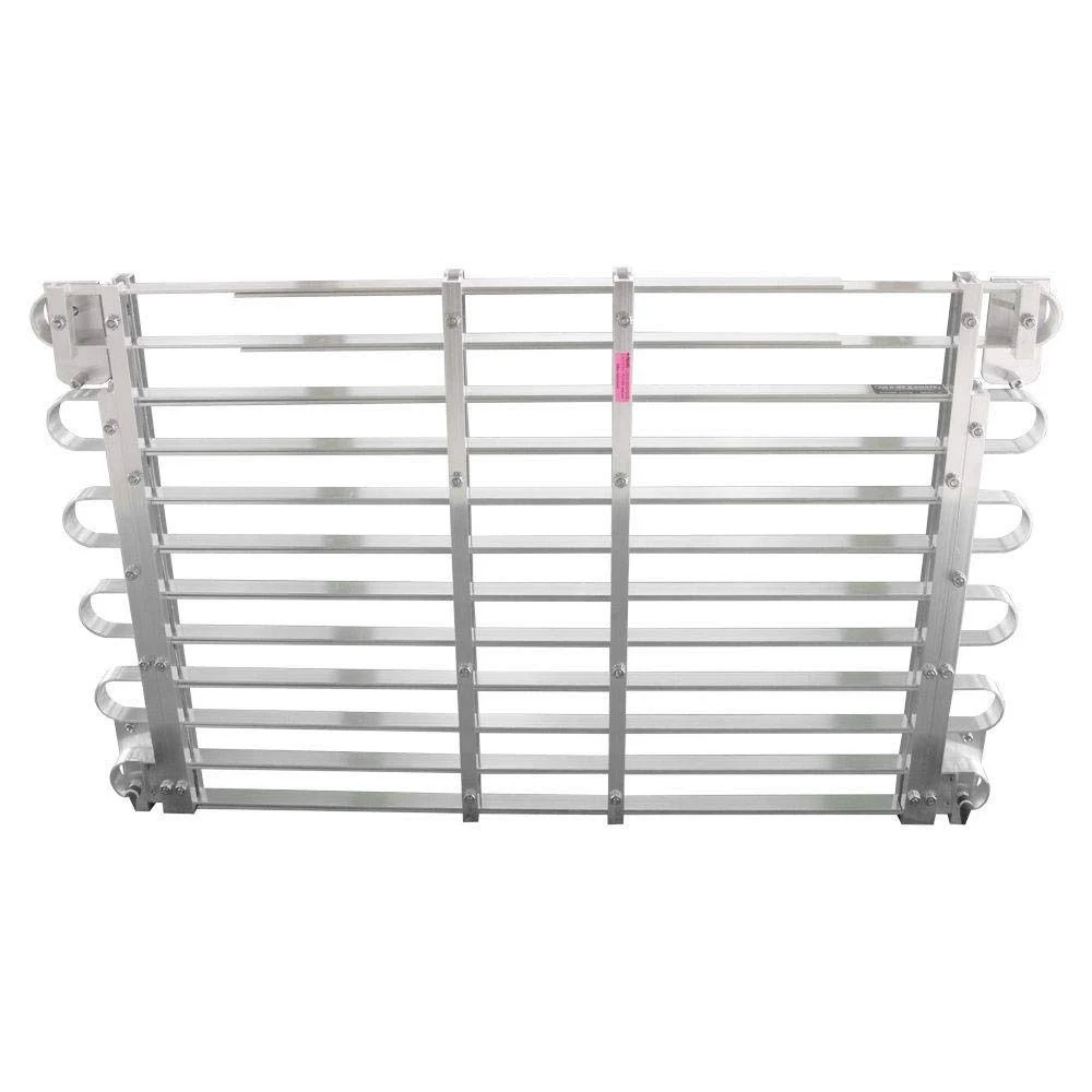 Adjust-A-Grate L6 22 - 25 in. x 45 - 60 in. Adjustable Aluminum Window Well Grate