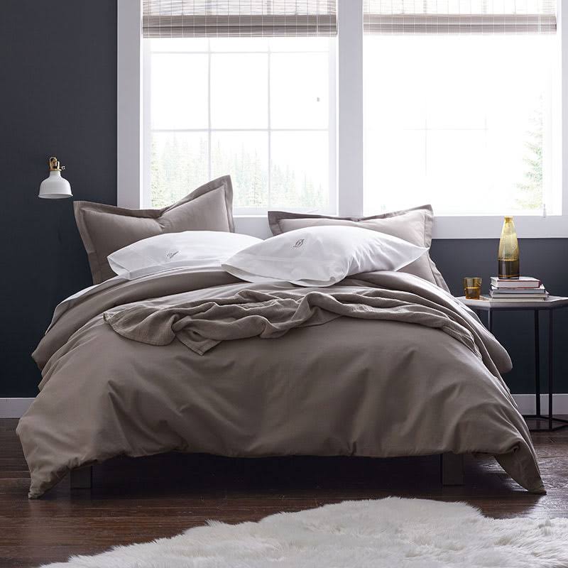 Legends Luxury Velvet Flannel Duvet Cover - White, Size King, Cotton Flannel | The Company Store