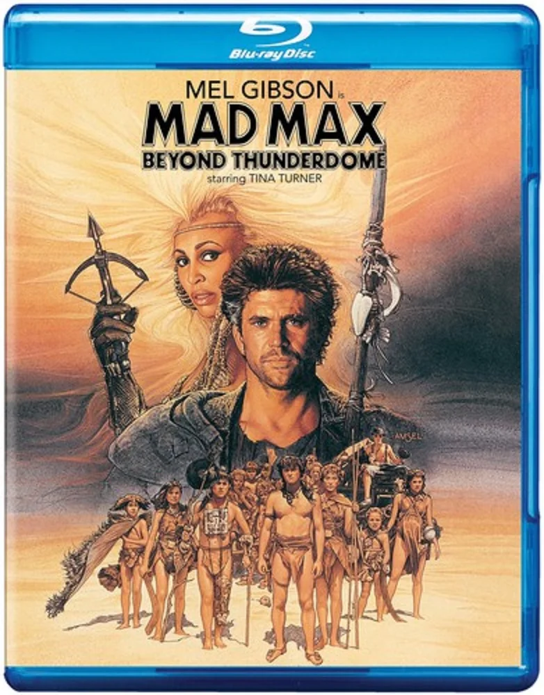 Mad Max, The Road Warrior, Beyond Thunderdome & Fury Road 4 Blu Ray Set Incudes Road Warrior Glossy Print Art Card