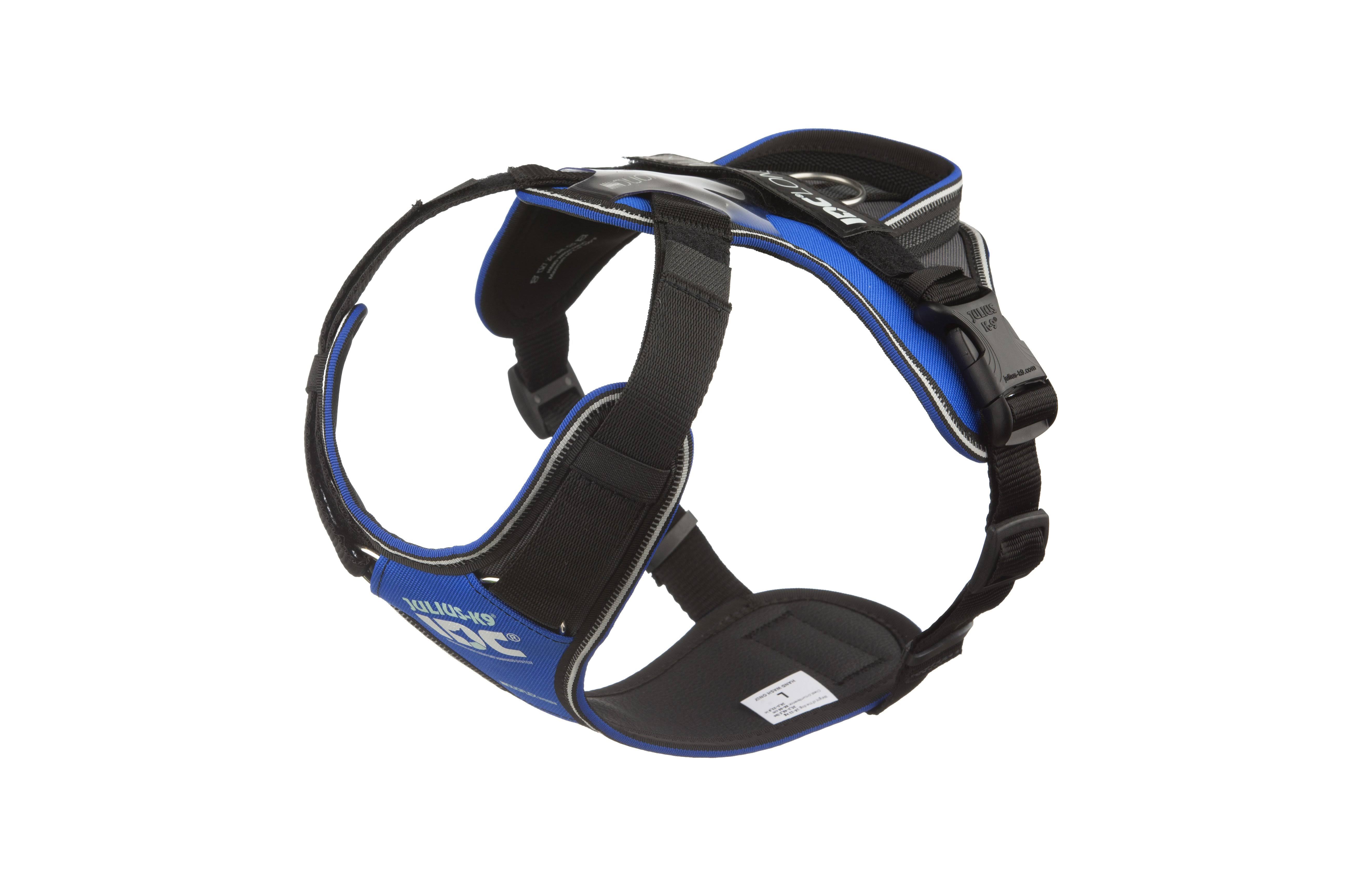 Julius-K9 IDC Longwalk Reflective Dog Walking Harness for Large Dogs, Size XL
