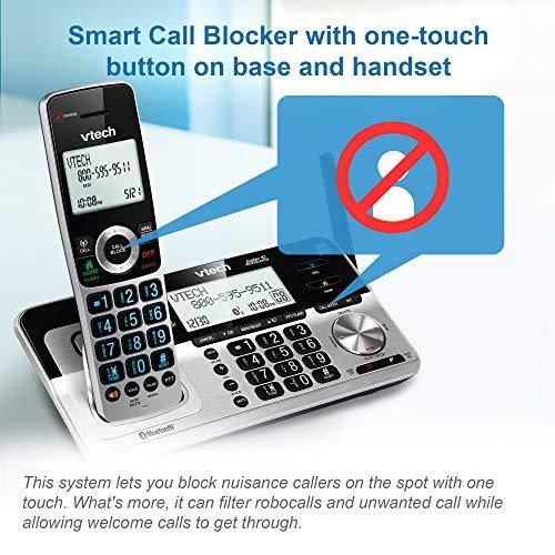 Vtech VS113-5 Extended Range 5 Handset Cordless Phone for Home with Call Blocki