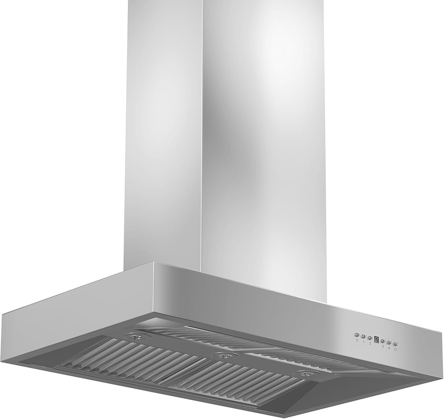 ZLINE 36" Ducted Remote Blower Island Mount Range Hood in Stainless Steel (KECOMi-RS-36-400)