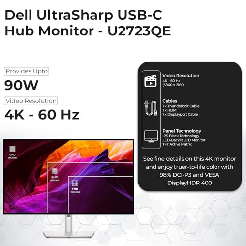 ANYHDD UltraSharp Dell 32 Monitor 4K UHD 60Hz LCD