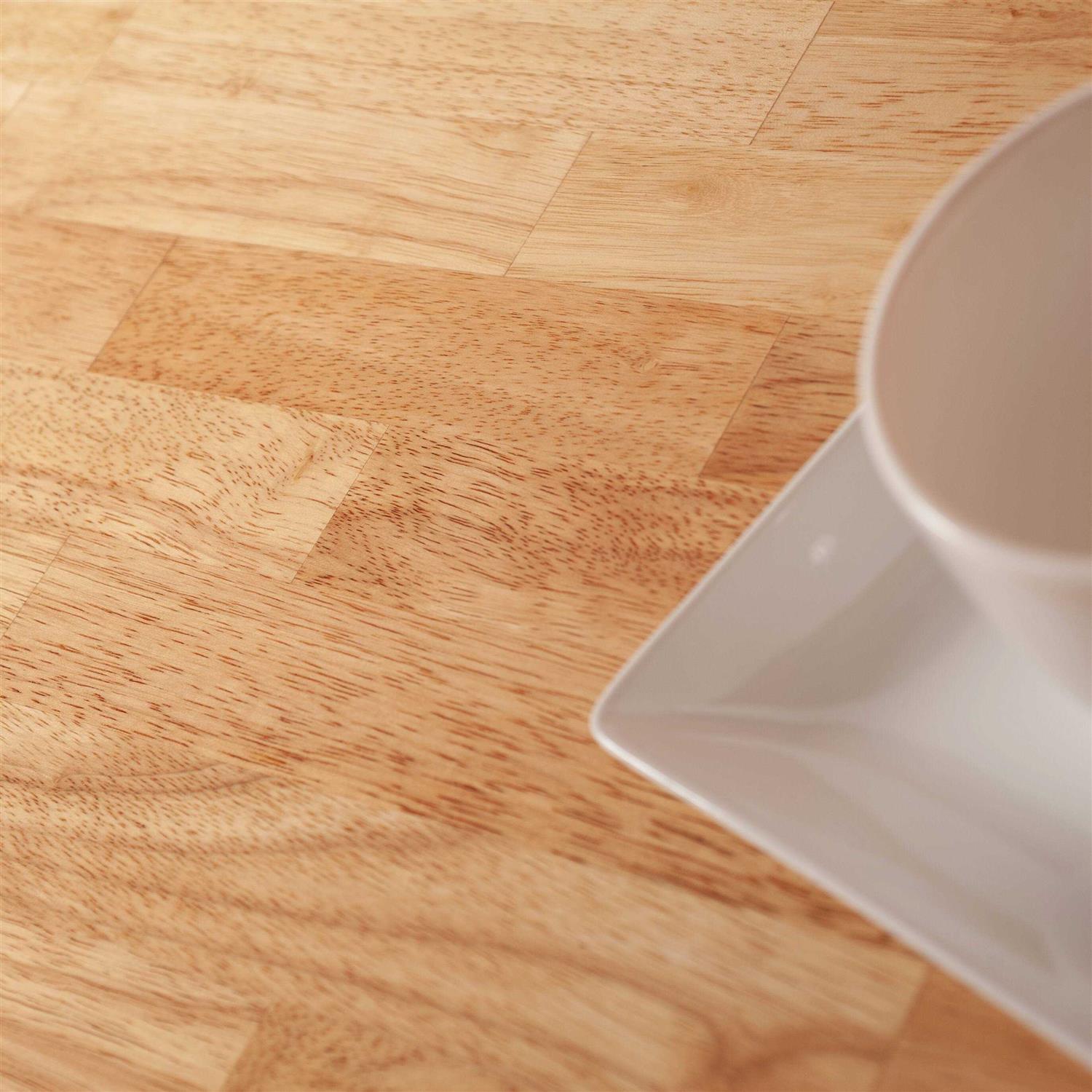 Sparrow Peak Rubberwood 1.75-in Unfinished Natural Straight Hevea Butcher Block Countertop - Shop Hardware Tools Online Store