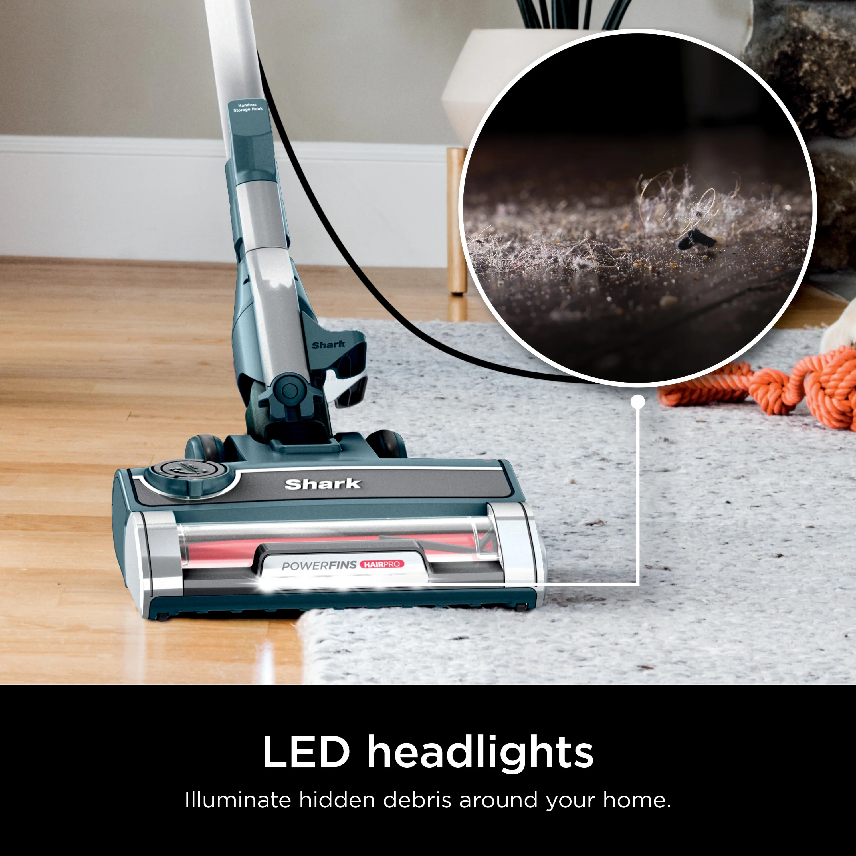 Restored Shark UltraLight Pet Pro Corded Stick Vacuum with PowerFins HairPro Odor Neutralizer Technology, Multisurface, HZ700 (Refurbished)