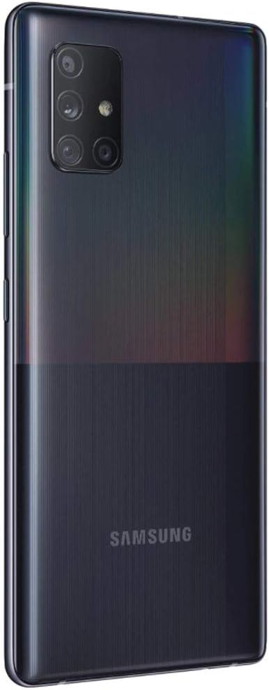 Samsung Galaxy A71 A716U 5G 128GB, GSM Unlocked, Prism Cube Black (Renewed)