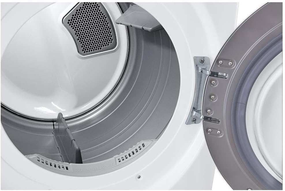 LG DLE3470W 7.4 Cu. Ft. White Ultra Large Capacity Front Load Dryer