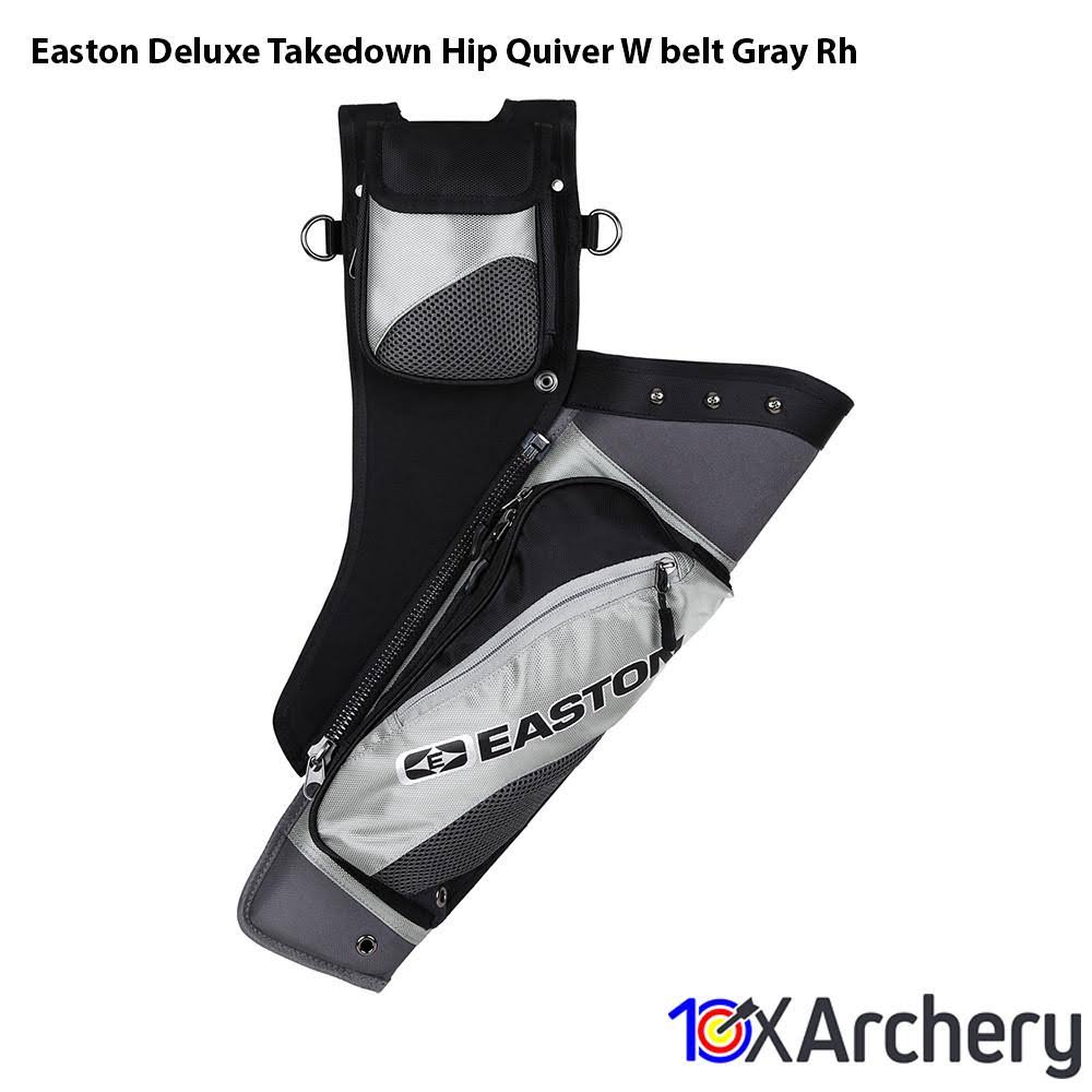 Easton Deluxe Takedown Hip Quiver W-belt Gray RH