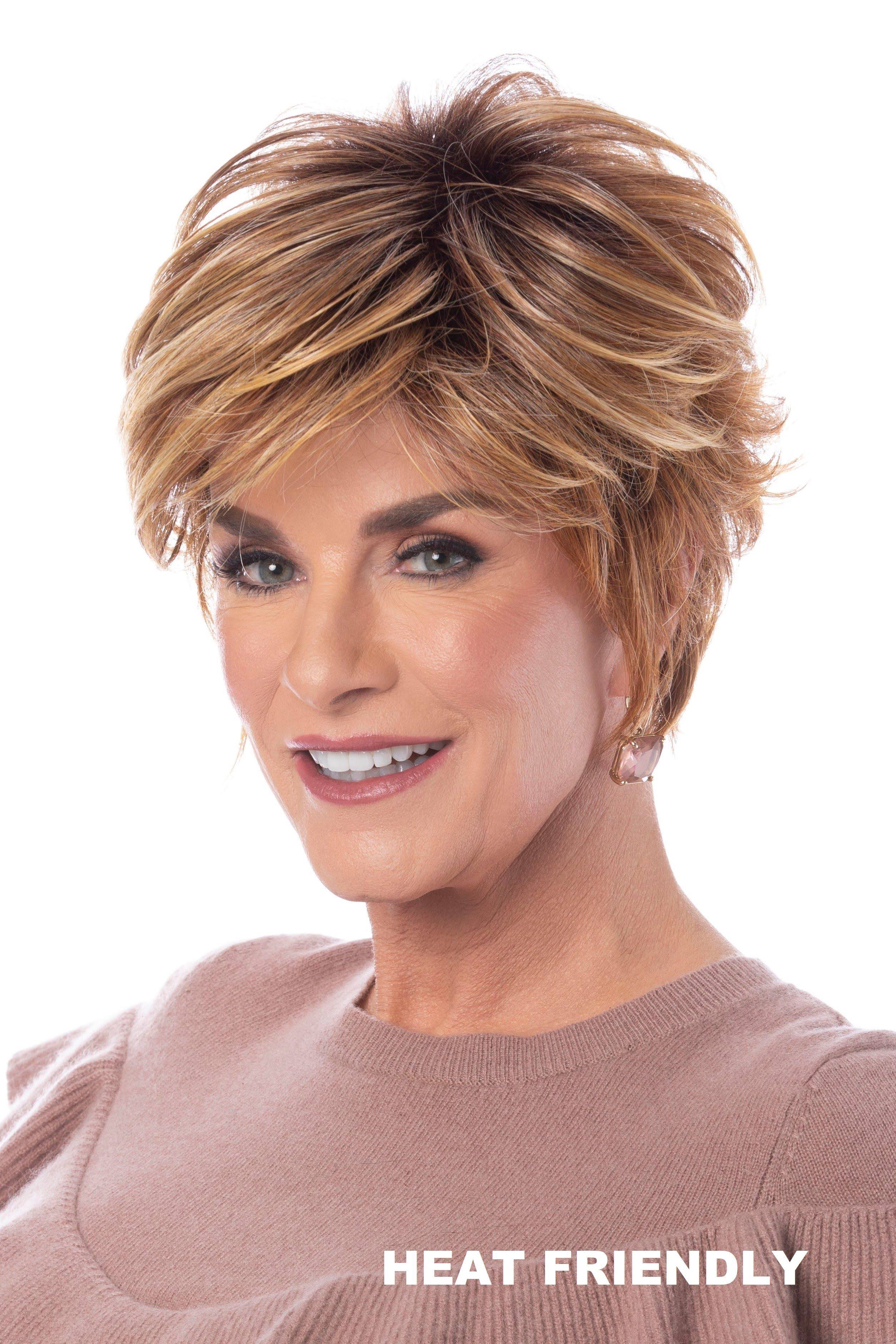 Vivacious Large HF Synthetic Wig (Basic Cap) by Toni Brattin Platinum Blonde