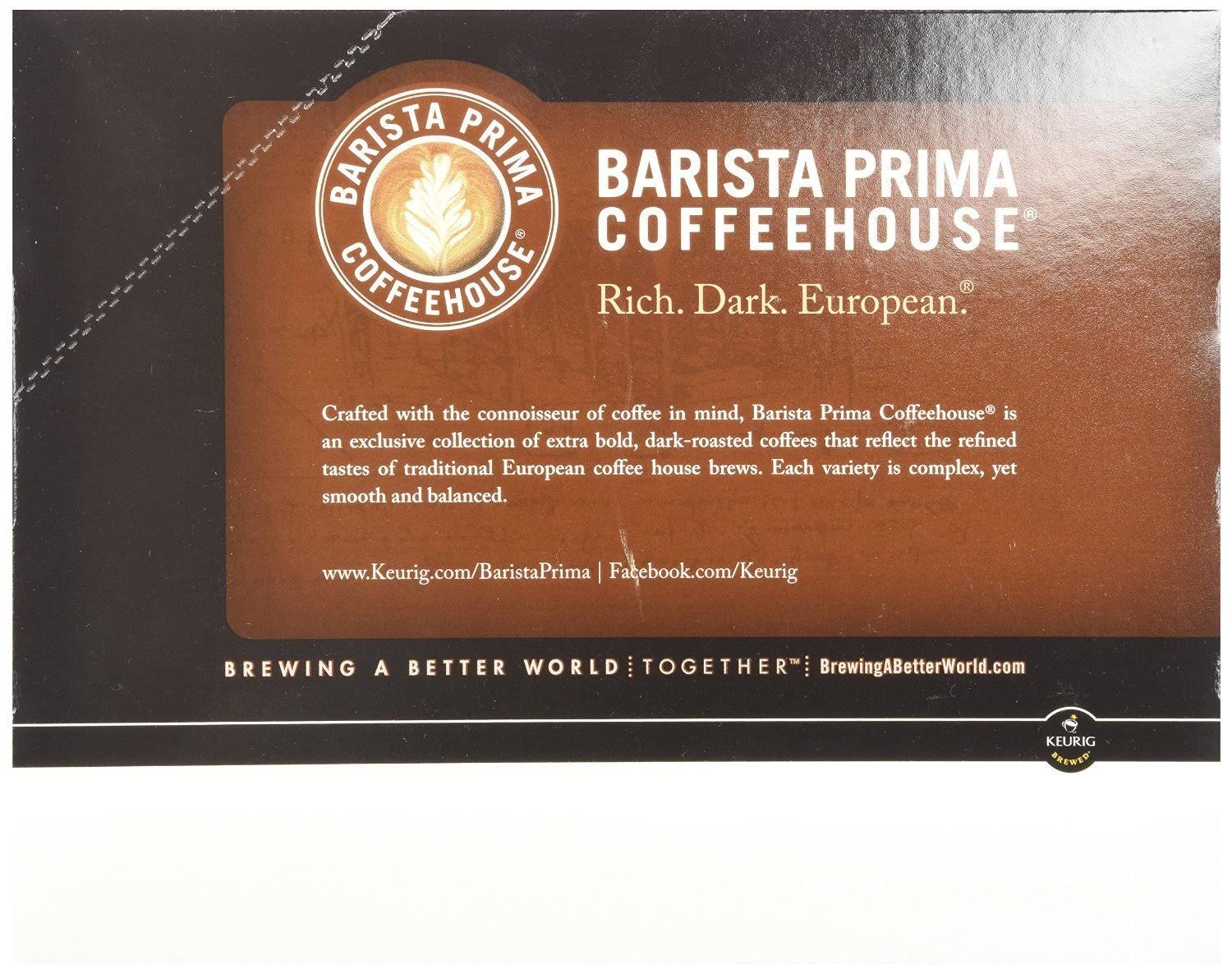Barista Prima Coffeehouse Italian Roast Decaf Coffee Keurig K-Cup Pods Value Pack 48-Count