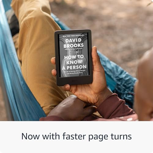 Amazon Kindle (16 GB) - Lightest and most compact Kindle, now with faster page turns, and higher contrast ratio, for an enhanced reading experience - Matcha