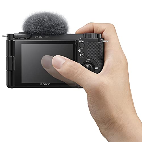 Sony ZV-E10 Mirrorless Interchangeable Lens Vlogging Camera with 16-50mm Lens, Black - Bundle with E 55-210mm f/4.5-6.3 OSS High Definition Telephoto Lens