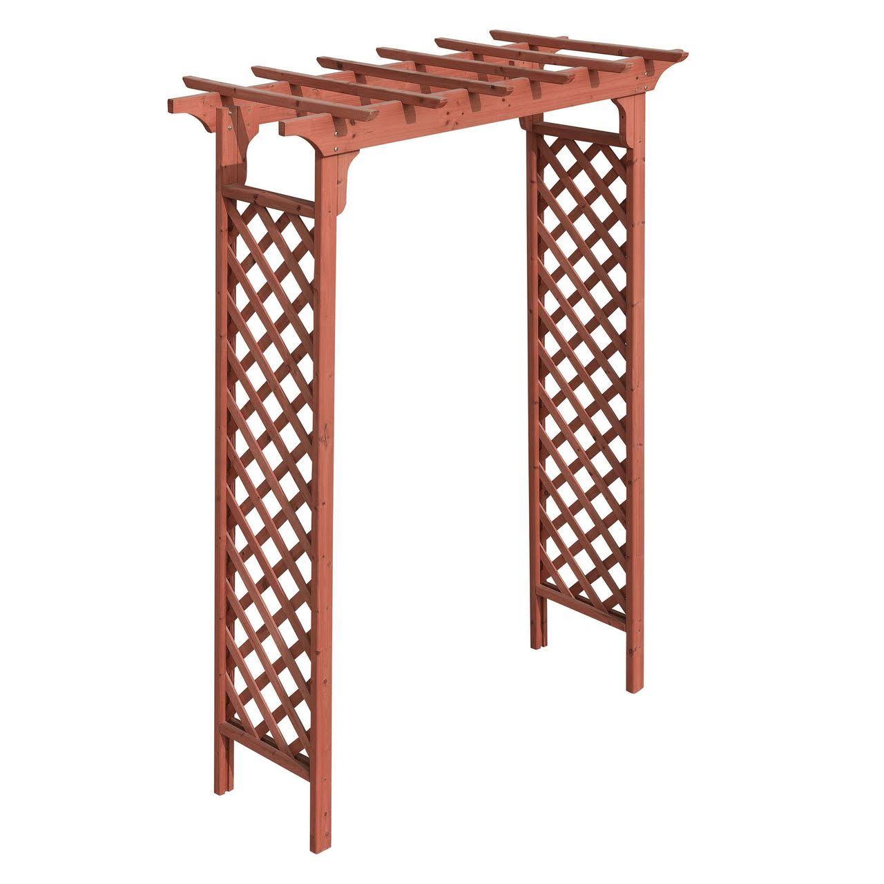 Convenience Concepts Deluxe Red Cedar Garden Arbor