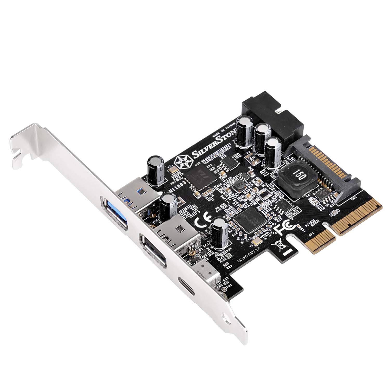 Silverstone Ecu05 Internal USB 3.0,USB 3.1 Interface cards/adapter