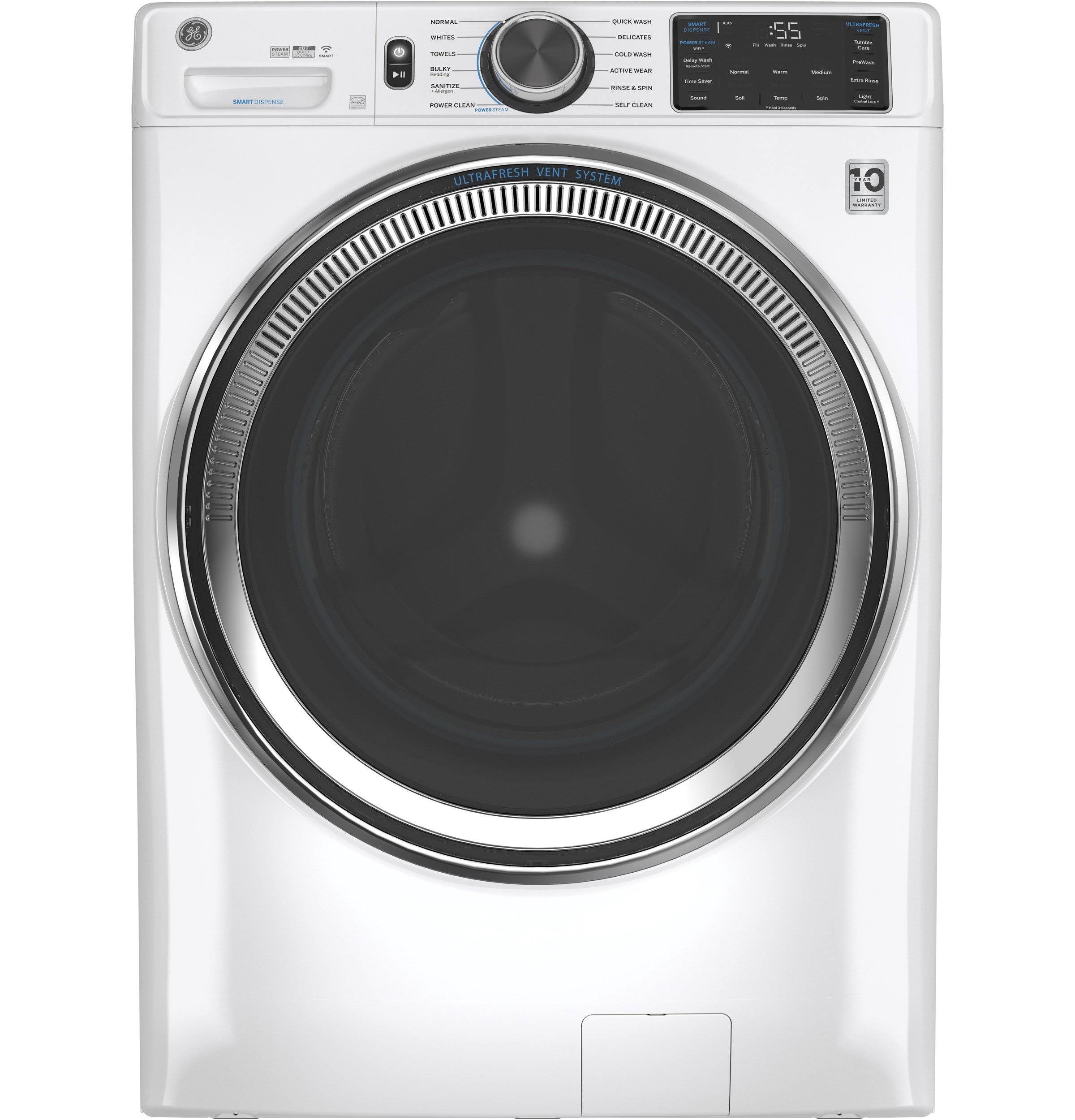 GE GFW650SSNWW Front-Loading Washer - White