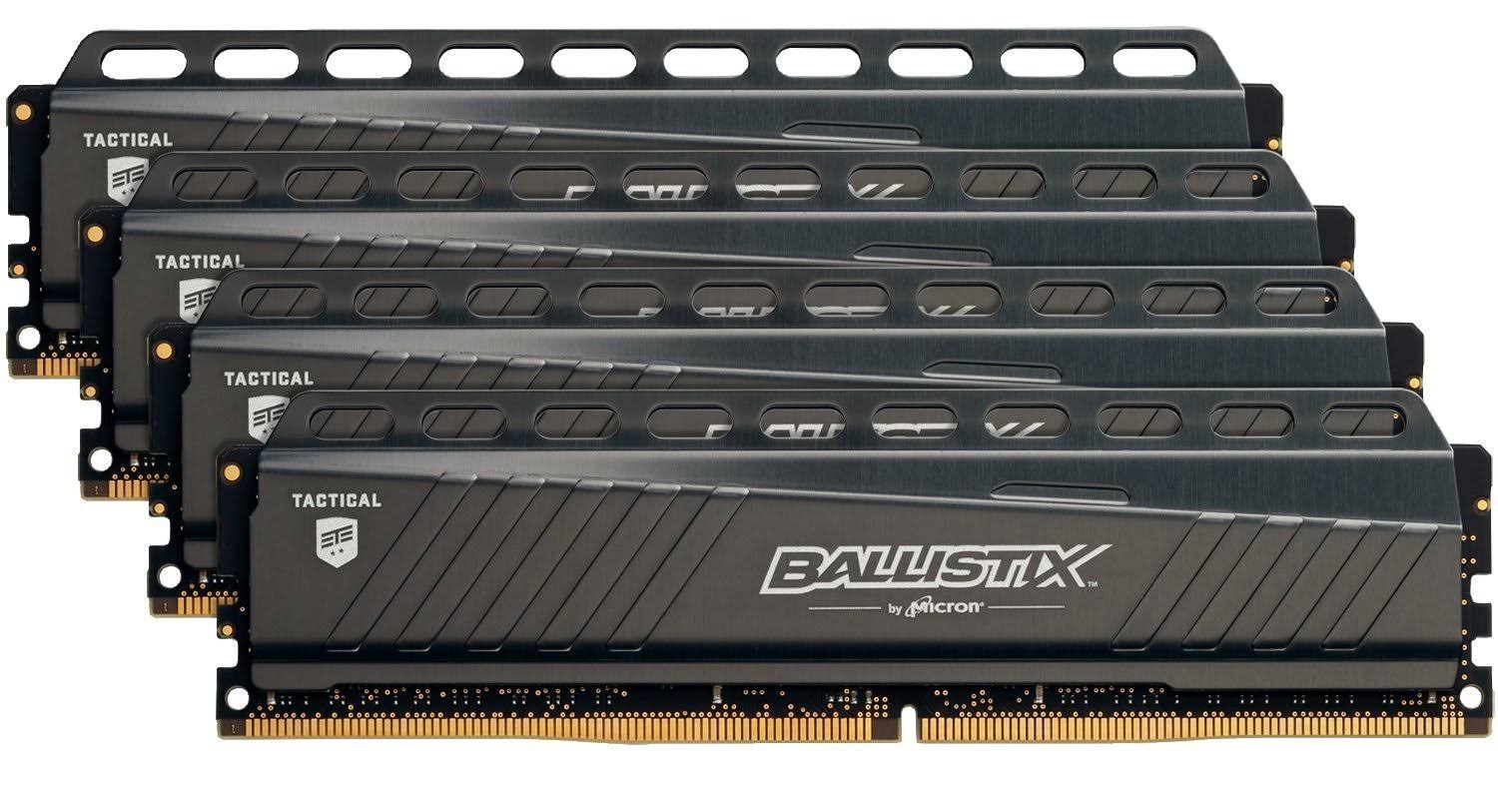 Ballistix Tactical 32GB Kit 8Gx4 DDR4-2666