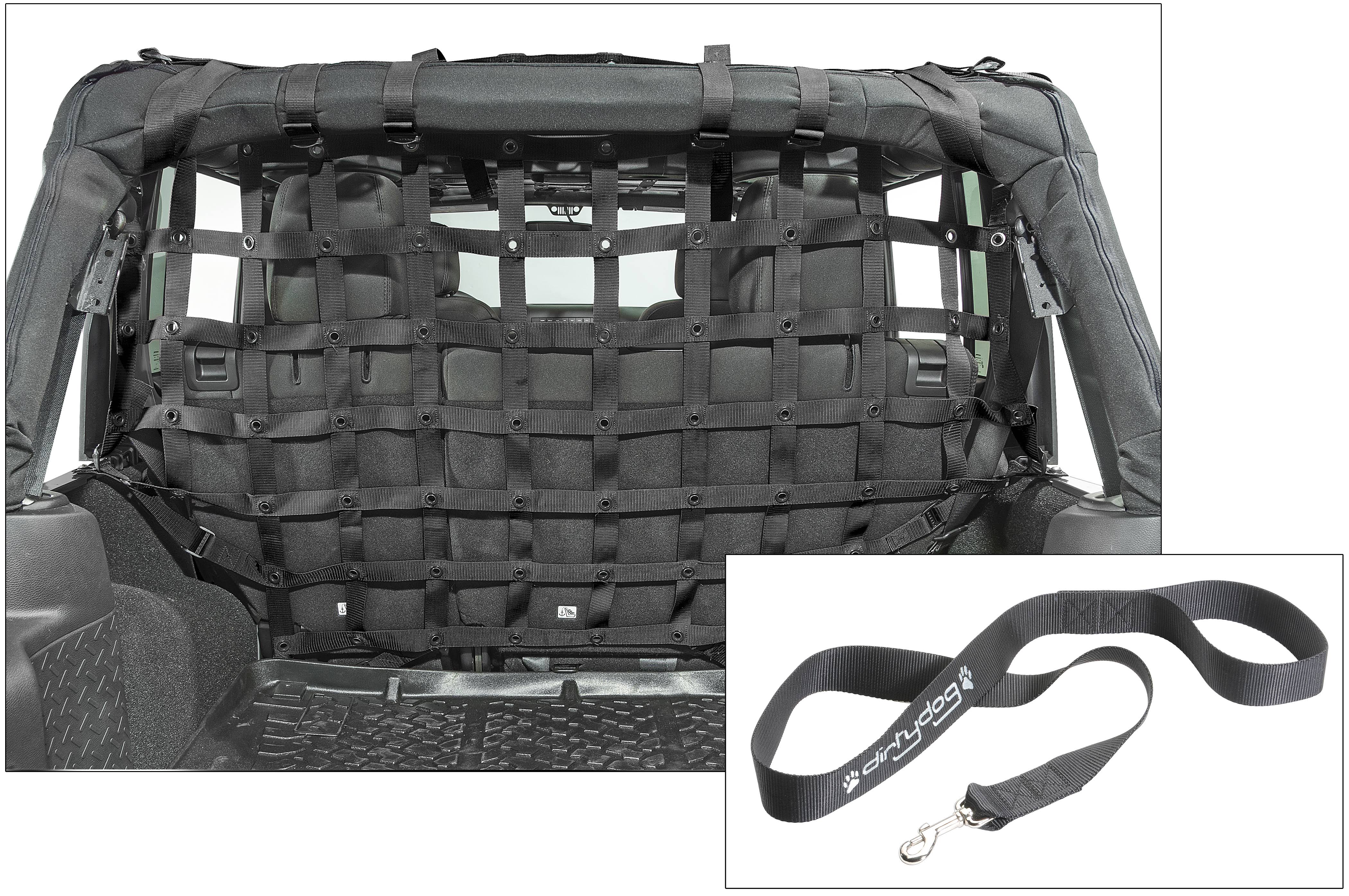 2007 Jeep Wrangler (JK) DirtyDog 4x4 Pet and Cargo Divider (Red) - J4PC07R3RD