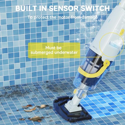 Lydsto Handheld Pool Vacuum with Telescopic Pole
