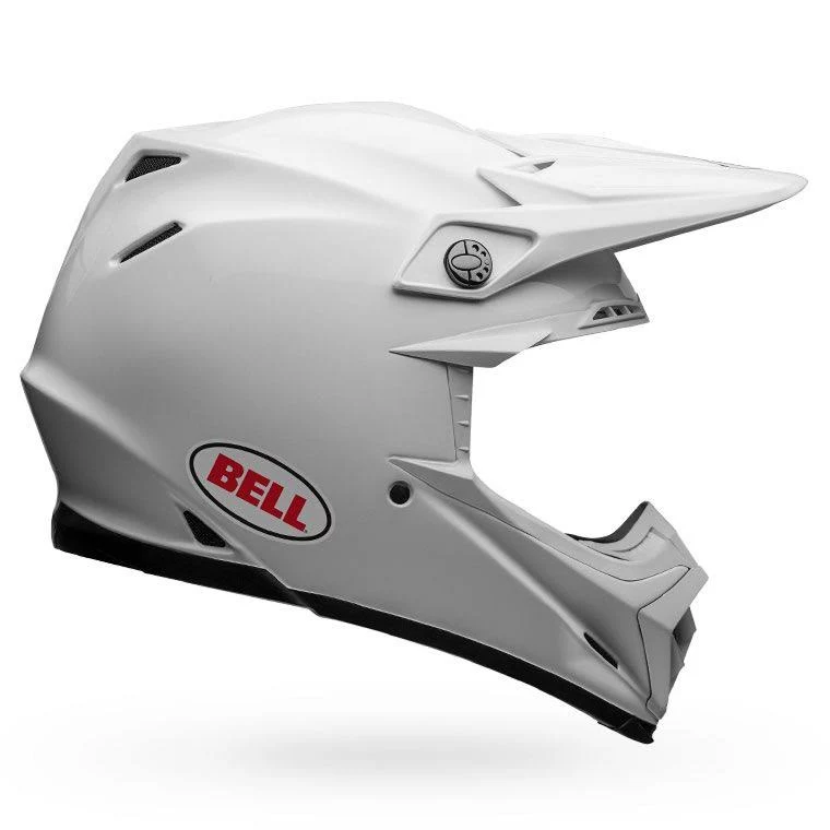 Bell Moto-9 Carbon Flex Helmet Medium Solid White