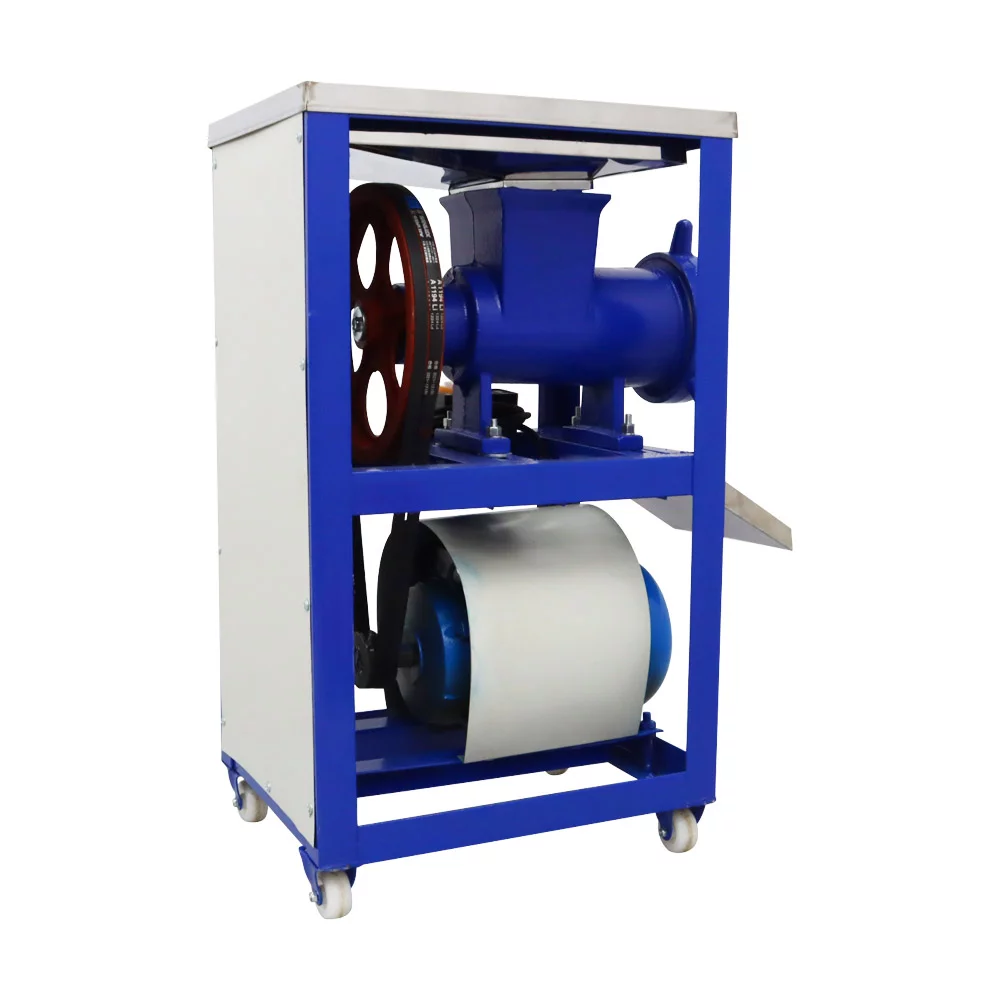 TECHTONGDA Electric Bone Crusher Feed Processer Stainless Steel Fish Chicken Meat Grinder 2.2KW 220V