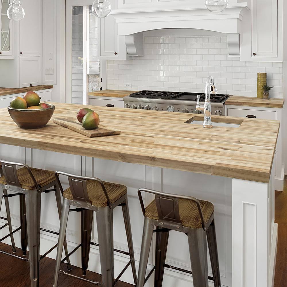 Butcher Block 98 in. x 4 in. Wood Backsplash in Acacia AC0498CP