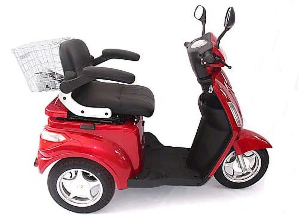 GTX-L Adult Electric Mobility Scooter in red, mobile scooter - Curated Treasures Market