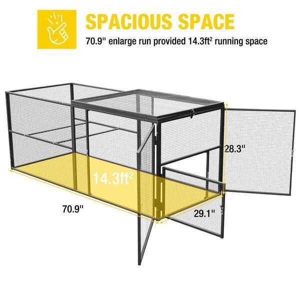 Aivituvin Chicken Coop Extension Run - Pet Supplies online store
