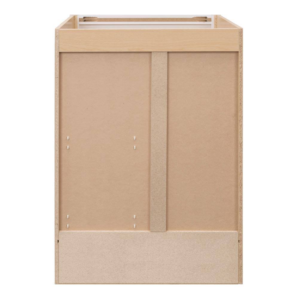 Glacier Bay Hampton 24 in. W x 21 in. D x 33.5 in. H Bathroom Vanity Cabinet Only in White HWH24DY