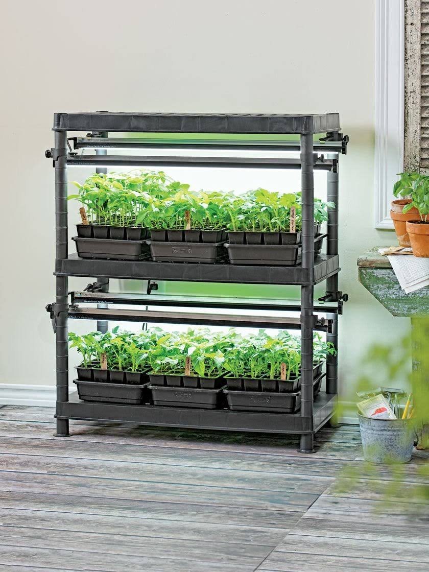 Gardener&s Supply Company 8608905 Stack-n-Grow Light System 2-Tier
