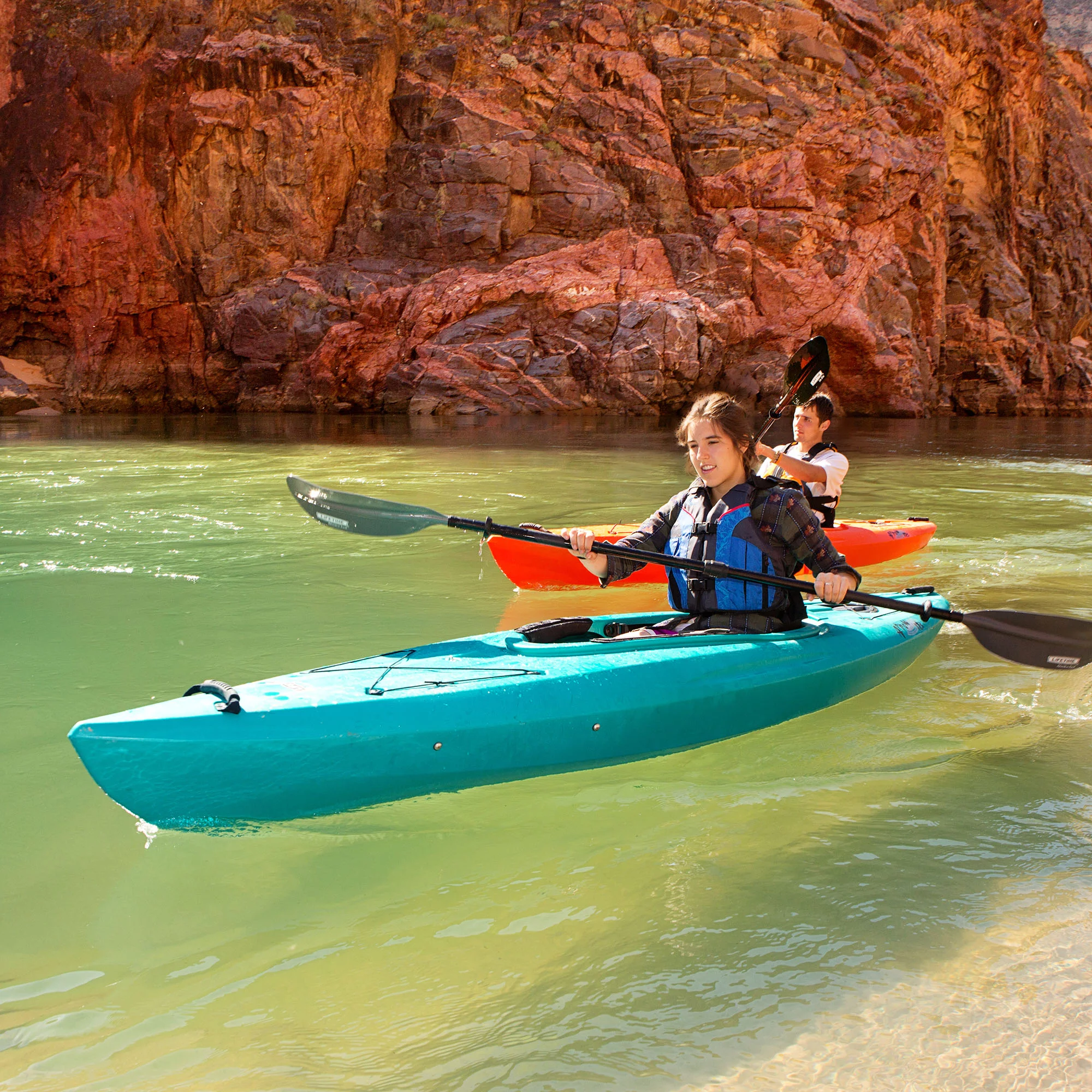Lifetime Arrow 123 inch Sit-Inside Kayak, Teal (90619)