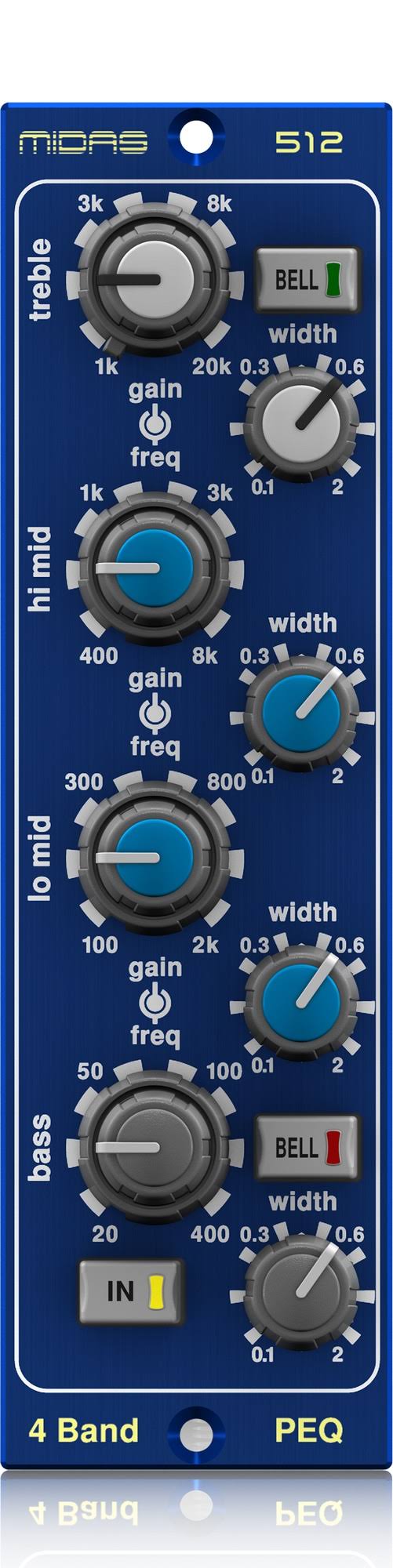 Midas 512 500 Series Four-Band Parametric Equalizer