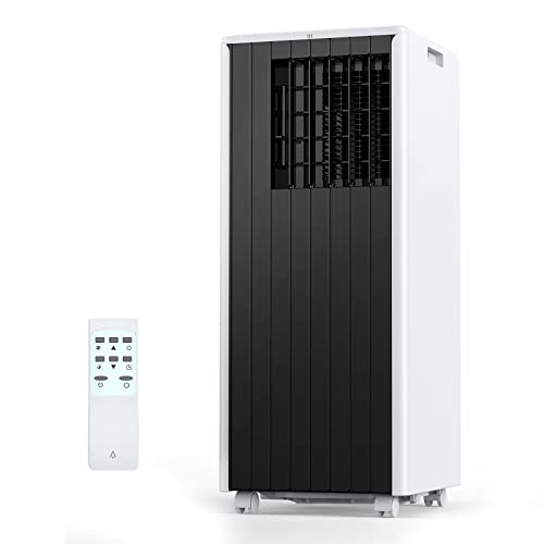 Portable Air Conditioner, Portable AC with Remote Control for Room up to 550 Sq.Ft, 3-in-1 Functions/Digital Display/24 Hrs Timer/Caster Wheels for Home/Office/Dorms