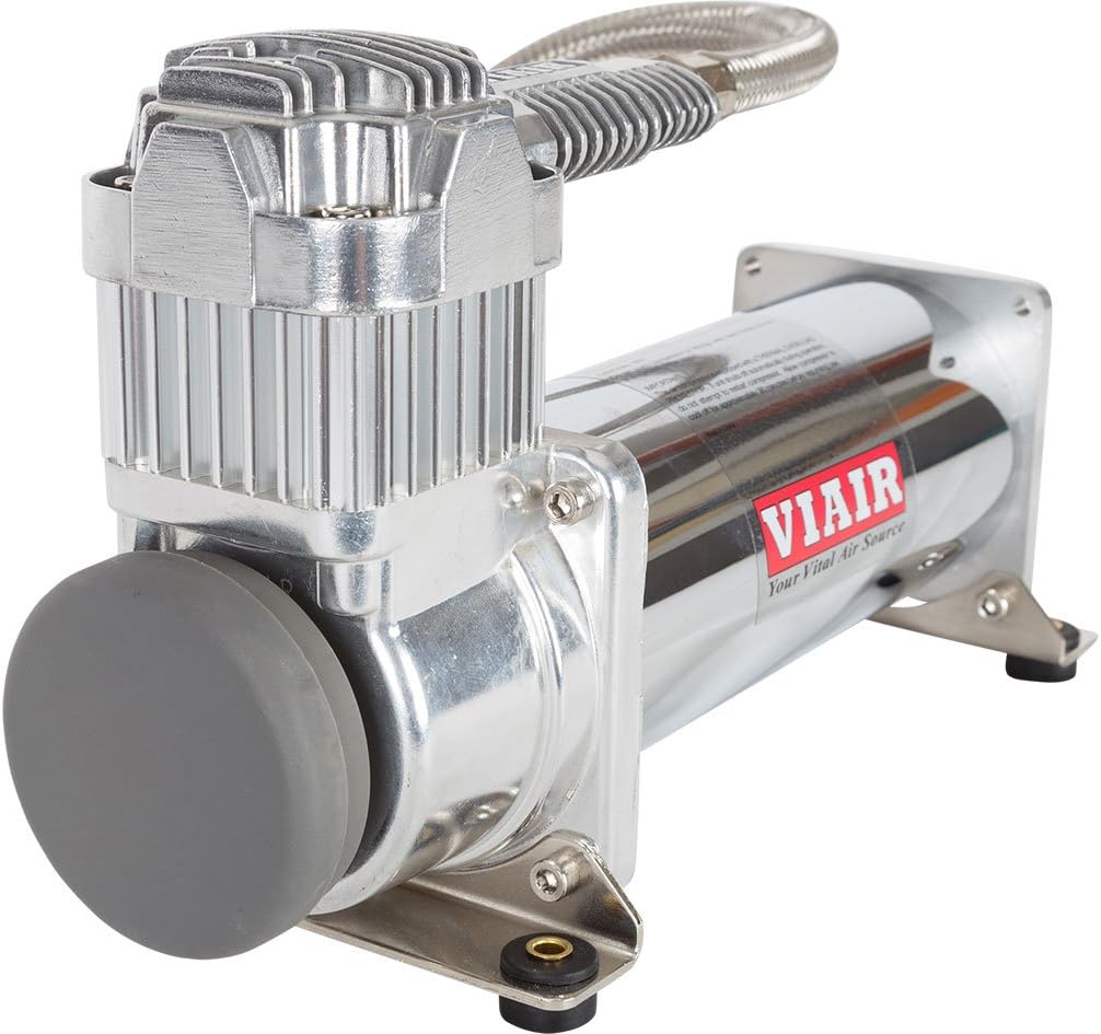 Viair 444C Chrome Single Compressor Air Ride Suspension 44432