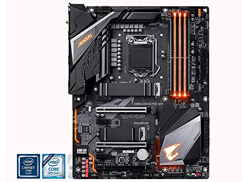 GIGABYTE Z390 AORUS PRO Wi-Fi (Intel LGA1151/Z390/ATX/2xM.2 Thermal Guard/Onboard AC Wi-Fi/RGB Fusion/Gaming Motherboard)