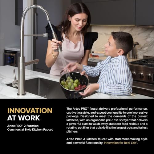 Kraus Artec Pro 2-Function Commercial Style Pre-Rinse Kitchen Faucet