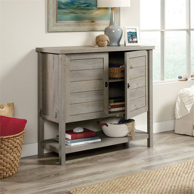 Sauder Cottage Road Console Table, Mystic Oak