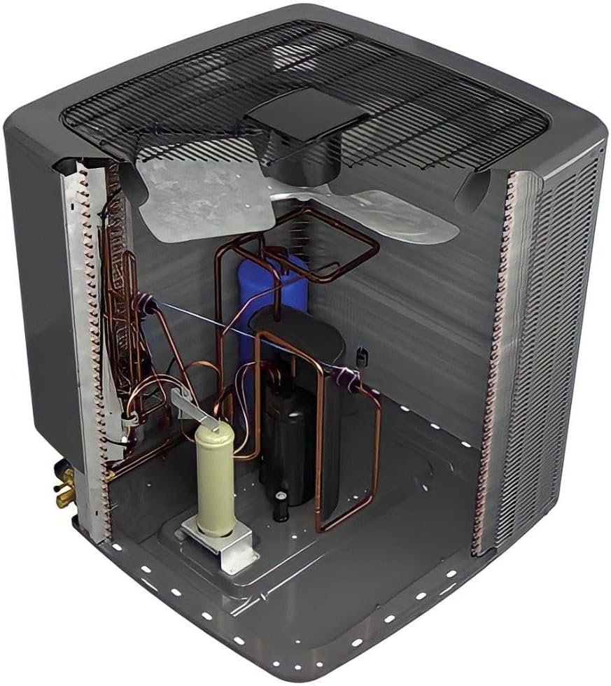 Goodman 2 Ton 16.5 SEER2 60,000 Btu 96% Afue 2-Stage Gas System w/TXV - Free Thermostat Included - GSXC702410-CAPTA2422B4-GMVC960603BN