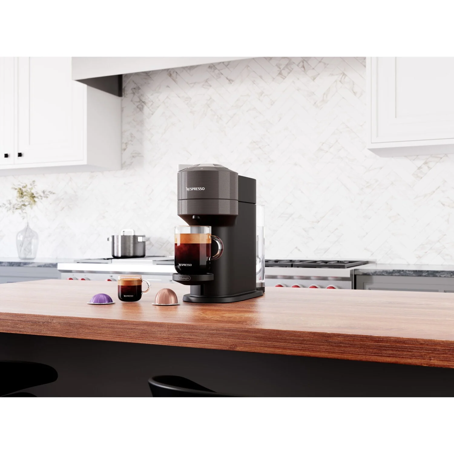 Nespresso Vertuo Next Coffee and Espresso Maker by DeLonghi, Dark Gray