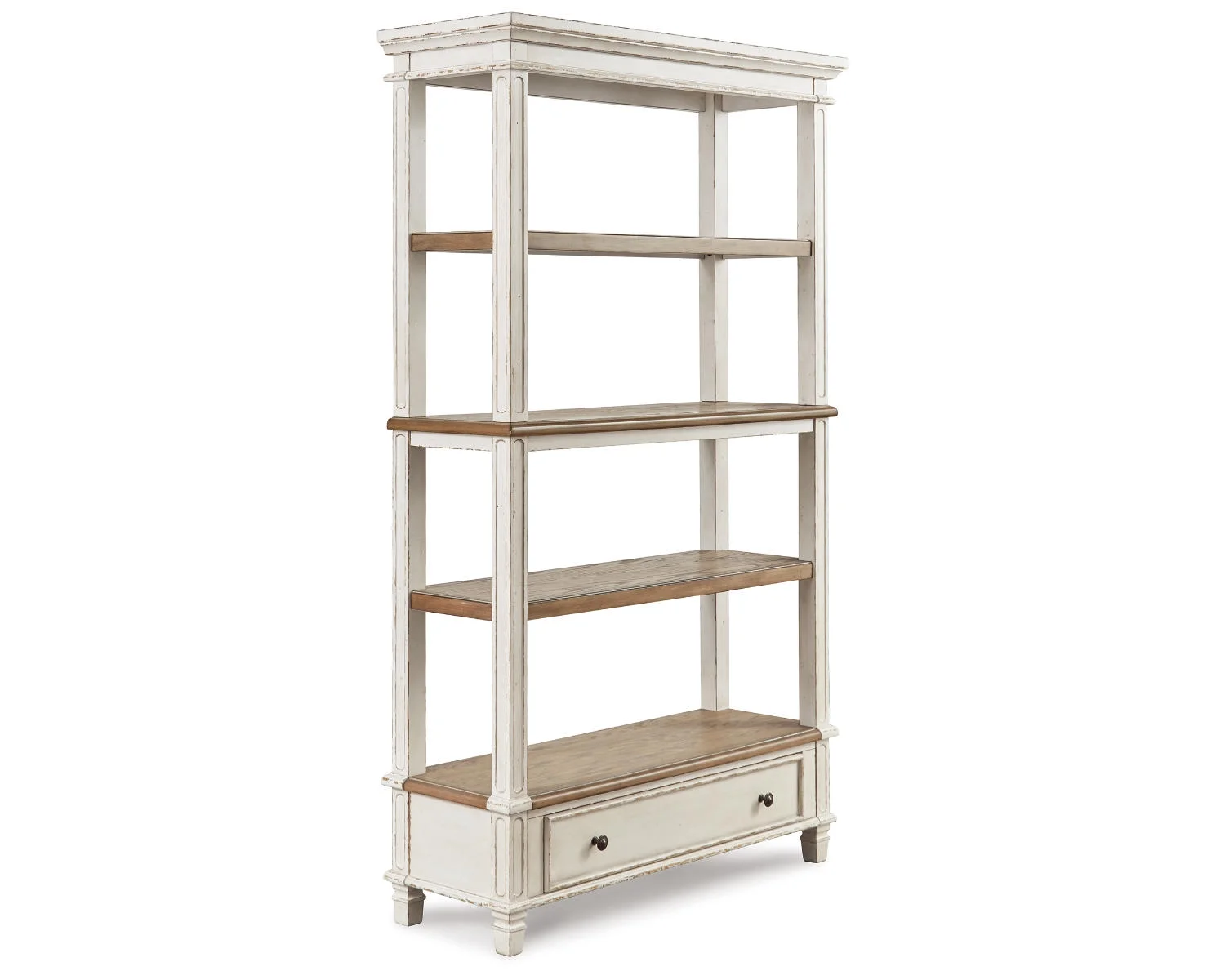 Signature Design by Ashley Casual Realyn 75" Bookcase Brown/White