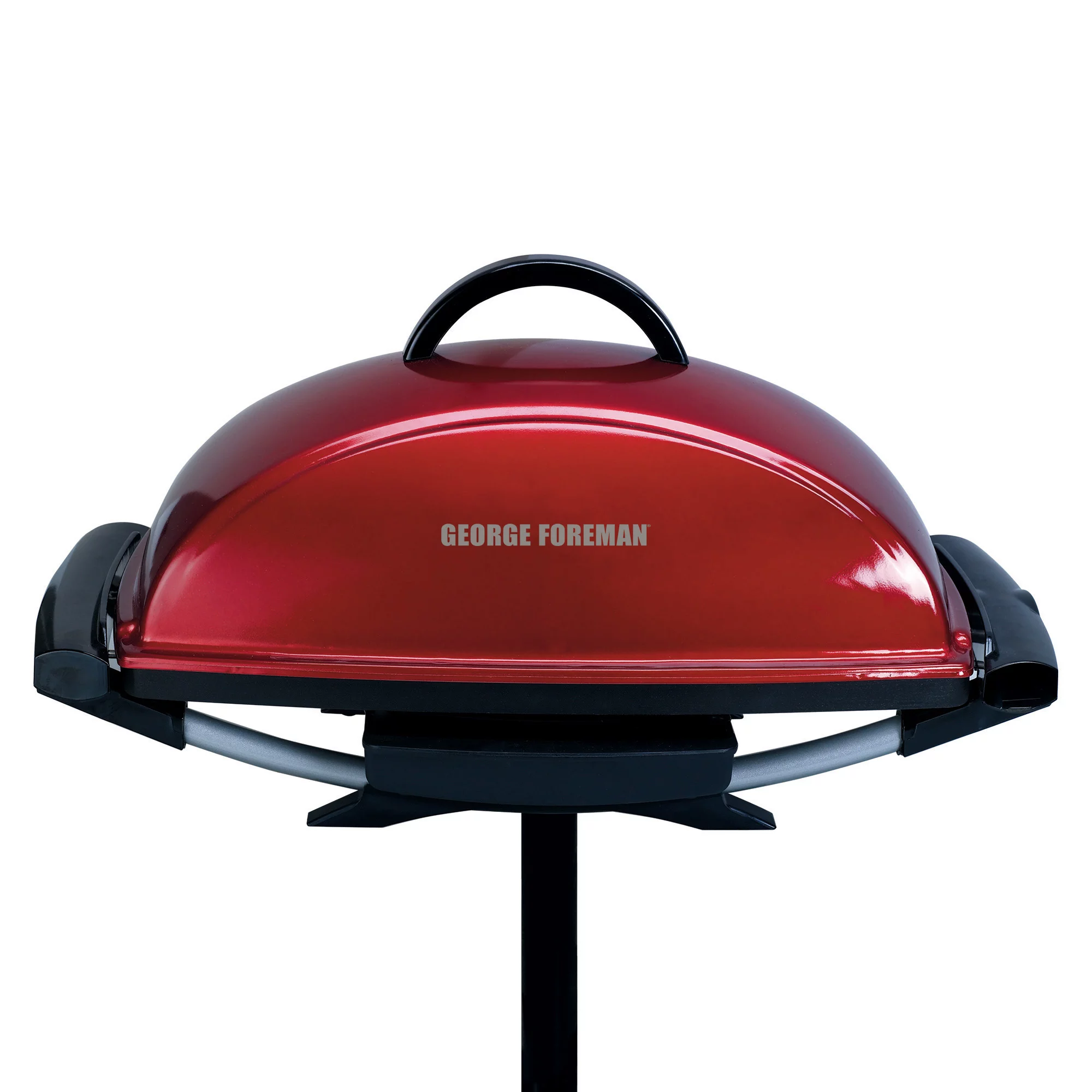 George Foreman 12-Serving Indoor/Outdoor Rectangular Electric Grill, Red, GFO201R-1